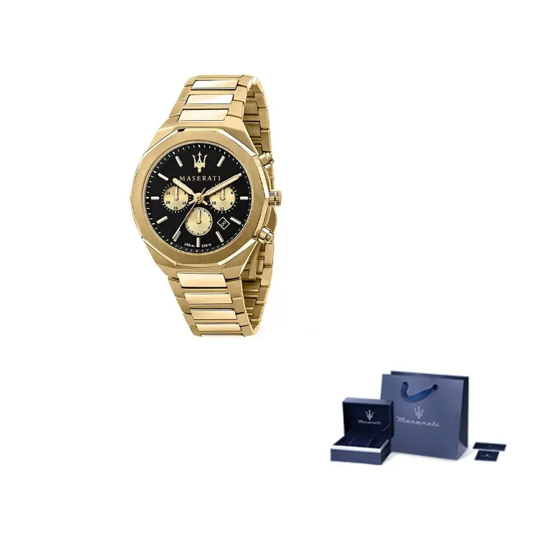 

Maserati Часы Wrist Watch Quartz Movement Stainless Steel Strap Black Dial Men's Watch, R8873642001