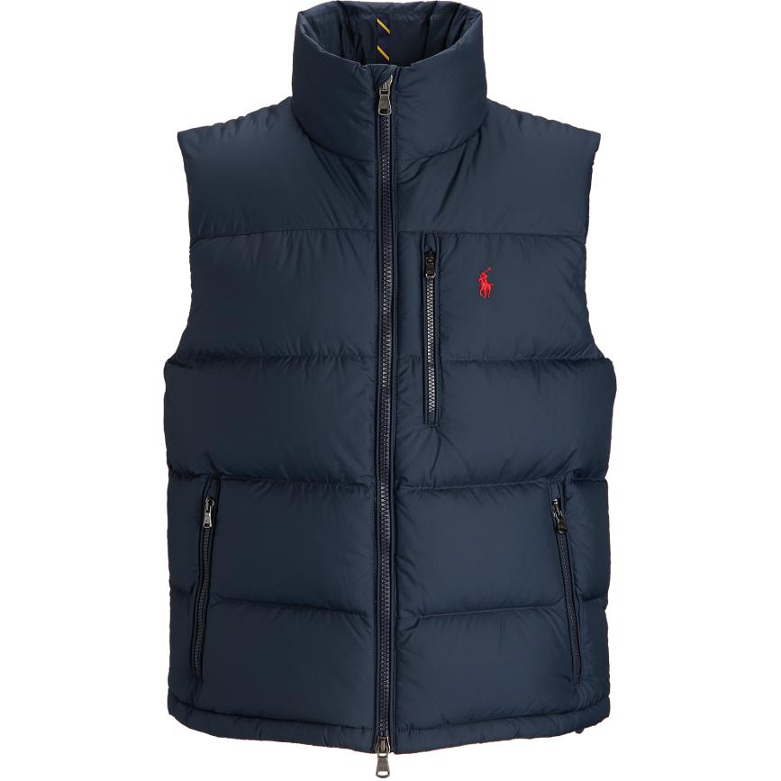 Утепленный жилет Gorham с высоким воротником Polo Ralph Lauren, темно-синий — фото 3