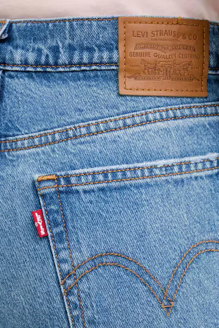 Джинсы прямые Wedgie прямого кроя Levi's, синий — фото 4