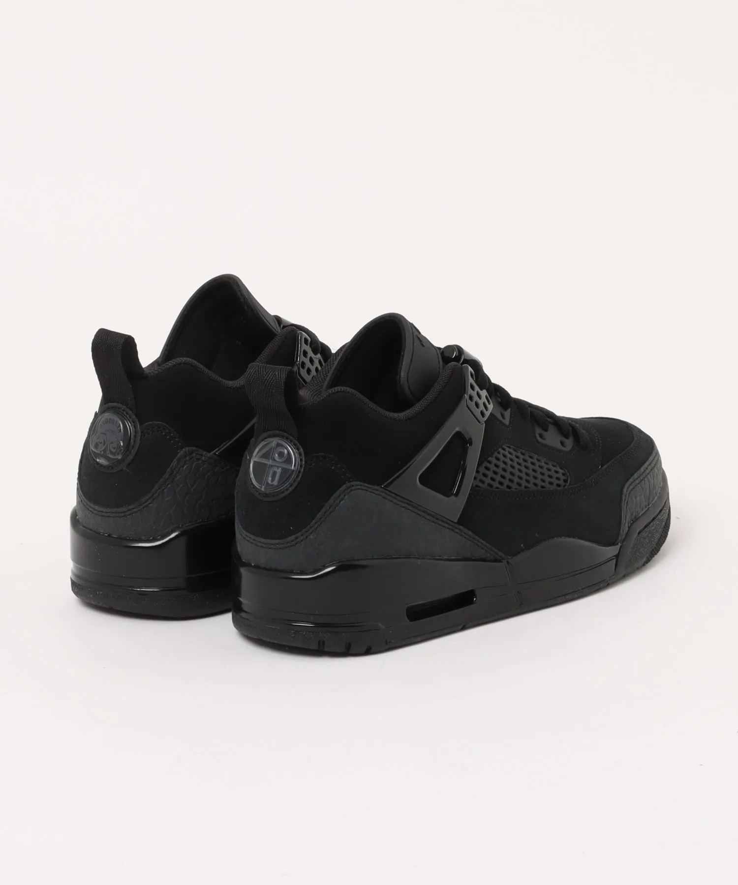Мужские кроссовки Jordan Spizike Low из натуральной кожи MFQ1759 чёрные — фото 2