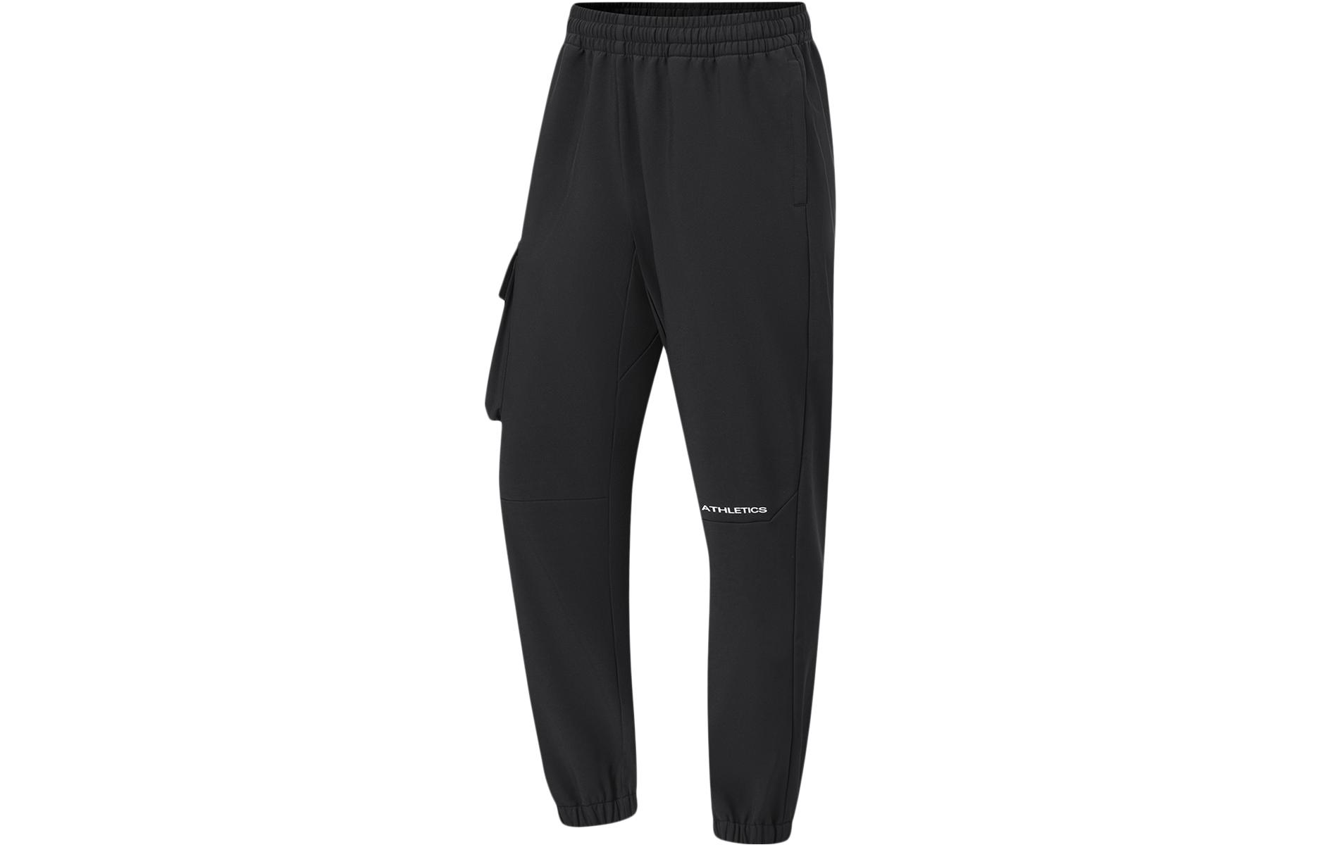 

LINING Фитнес серия вязаные спортивные штаны Men's Black