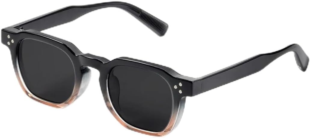 

Солнцезащитные очки Rivets для женщин и мужчин, винтажный тренд, модные солнцезащитные очки для женщин, пляжные очки, защита от УФ-излучения для мужчин и женщин SZVVBKK, C2 Gradient Black