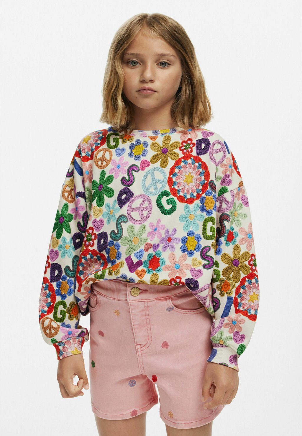 

Джинсовые шорты Desigual, фуксия
