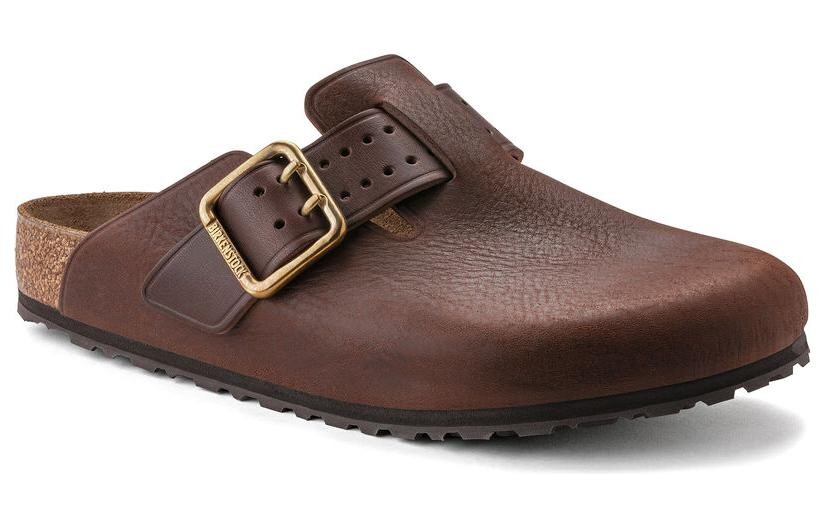 Мужские тапочки Birkenstock, Brown — фото 2