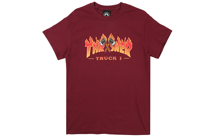 

Футболка унисекс умбра красная Thrasher
