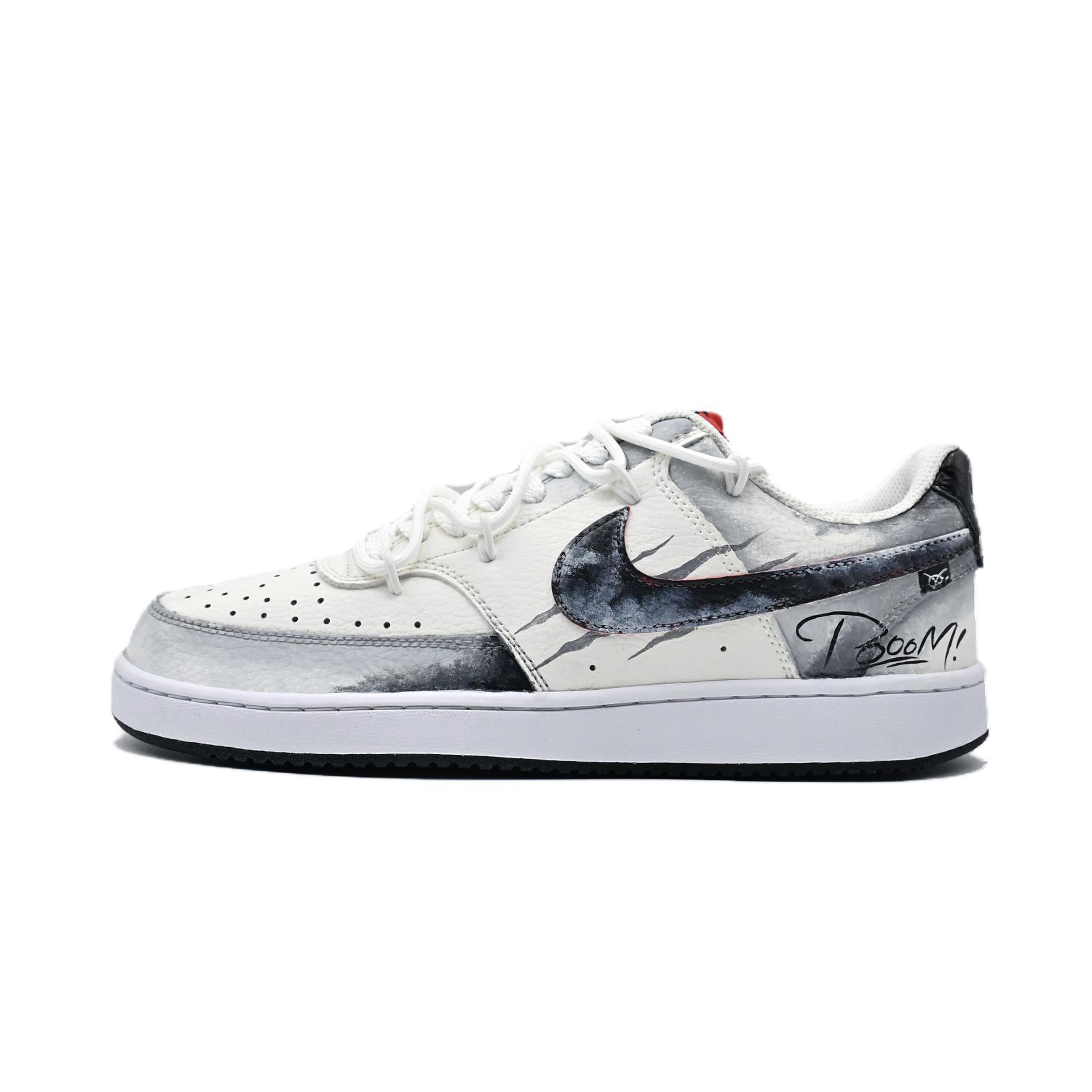 

Кроссовки для скейтбординга Court Vision 1 Xingji Mist, износостойкие, низкие, светло-серые Nike, Light Gray