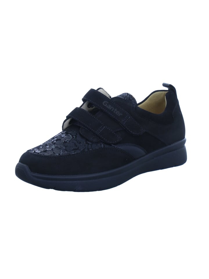 Тапочки Ganter Klettschuh Kira, черный