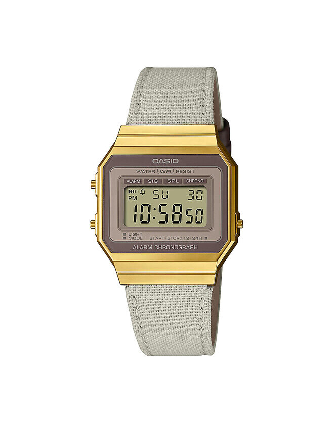 

Часы Vintage A700WEGL-7AEF Casio, серый/золотой