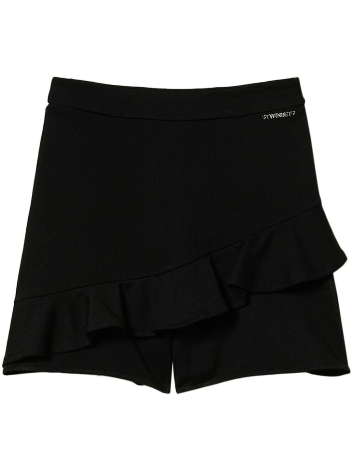 

TWINSET Kids шорты с логотипом, черный