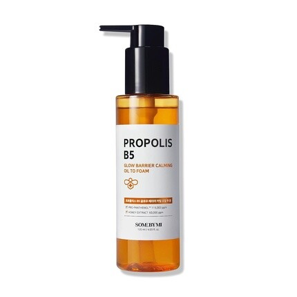 

Propolis B5 Glow Barrier успокаивающее масло для пенообразования 120 мл, Some By Mi