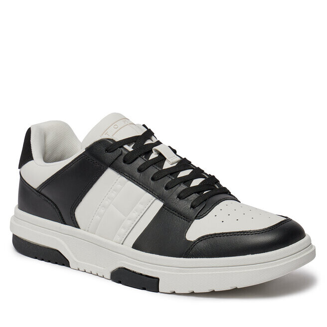 

Кроссовки Tommy Jeans TjmLeather Cupsole, черный, Черный;серый, Кроссовки Tommy Jeans TjmLeather Cupsole, черный