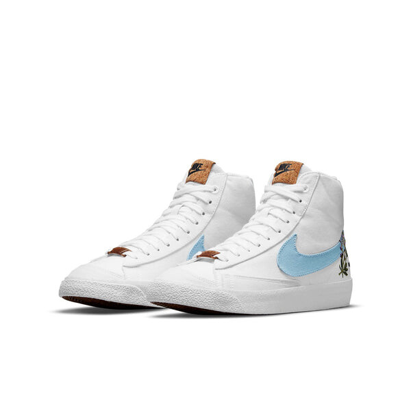 Кроссовки blazer mid '77 se 'indigo' Nike, белый — фото 3