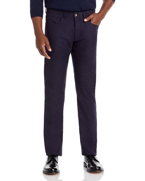 

Фланелевые брюки по индивидуальному заказу The Men's Store at Bloomingdale's, цвет Blue