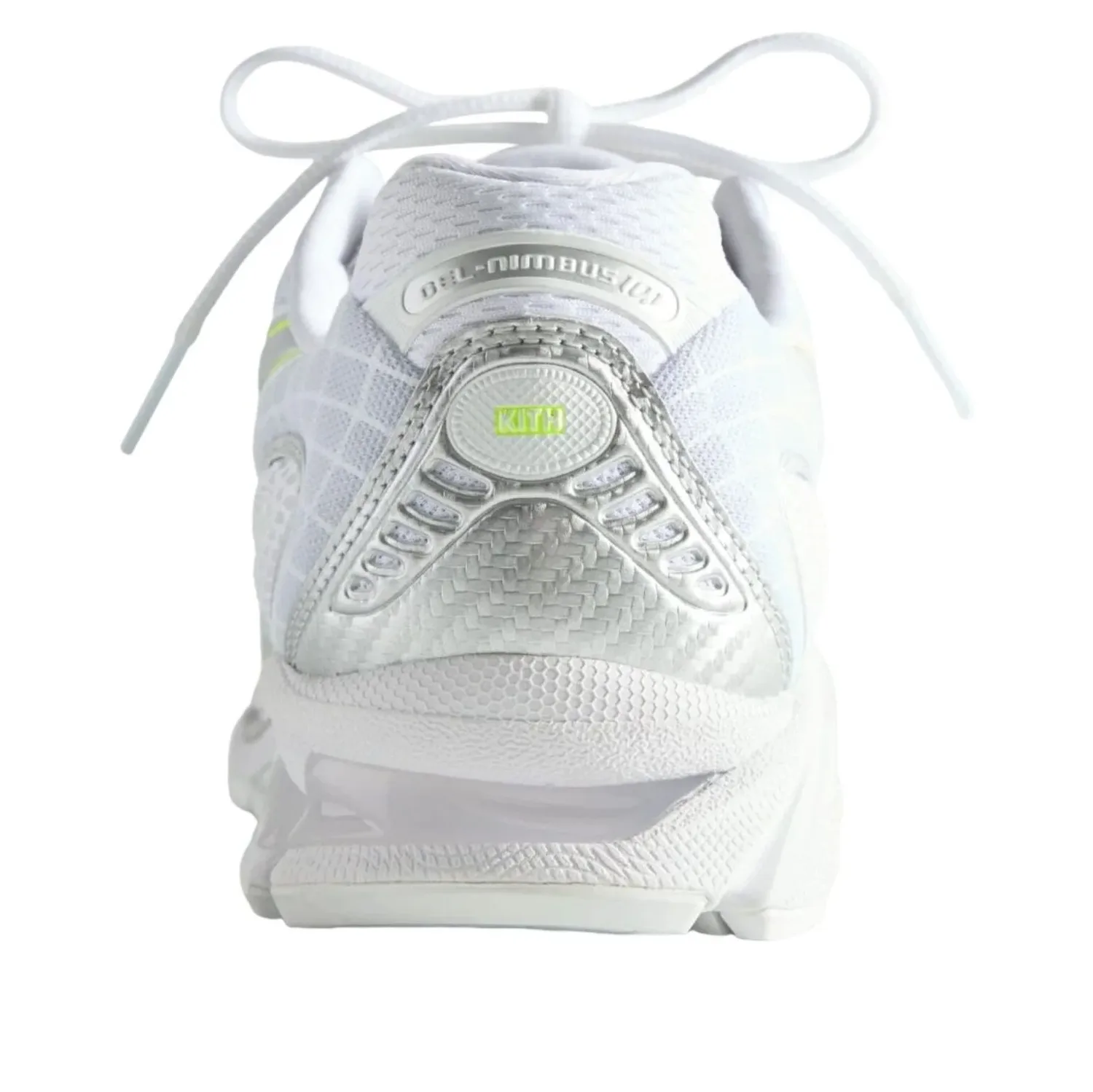 Кроссовки ASICS x Kith Gel-Nimbus 10.1 'Vintage Tech - White', серебро — фото 4