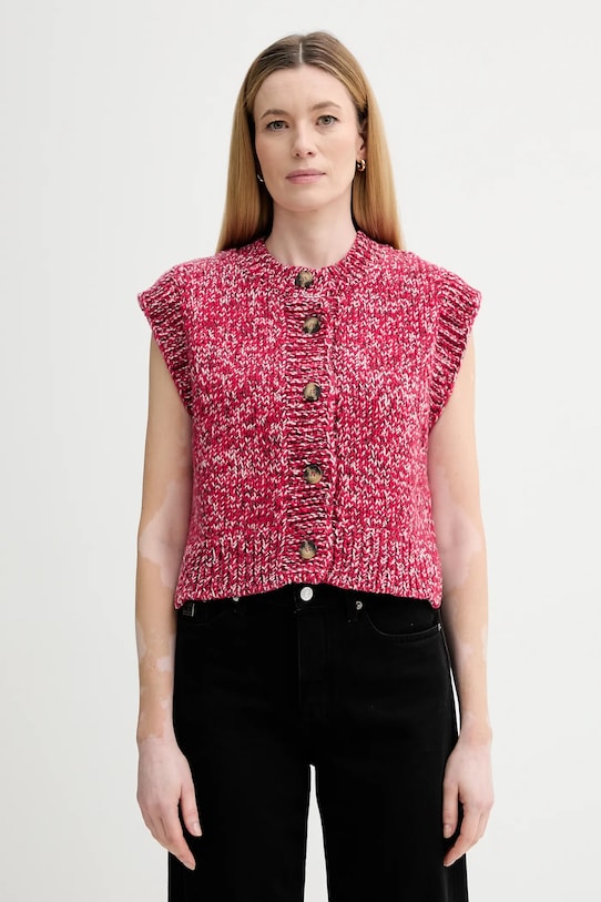 

Жилет из смесовой шерсти Marc O'Polo, красный