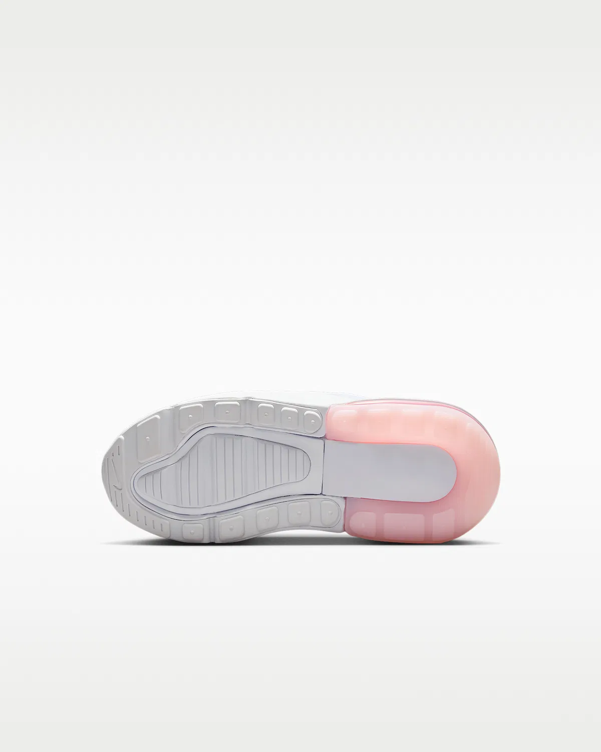 Кроссовки Nike Air Max 270 для малышей, White/Light Smoke Grey/Pink Foam — фото 2