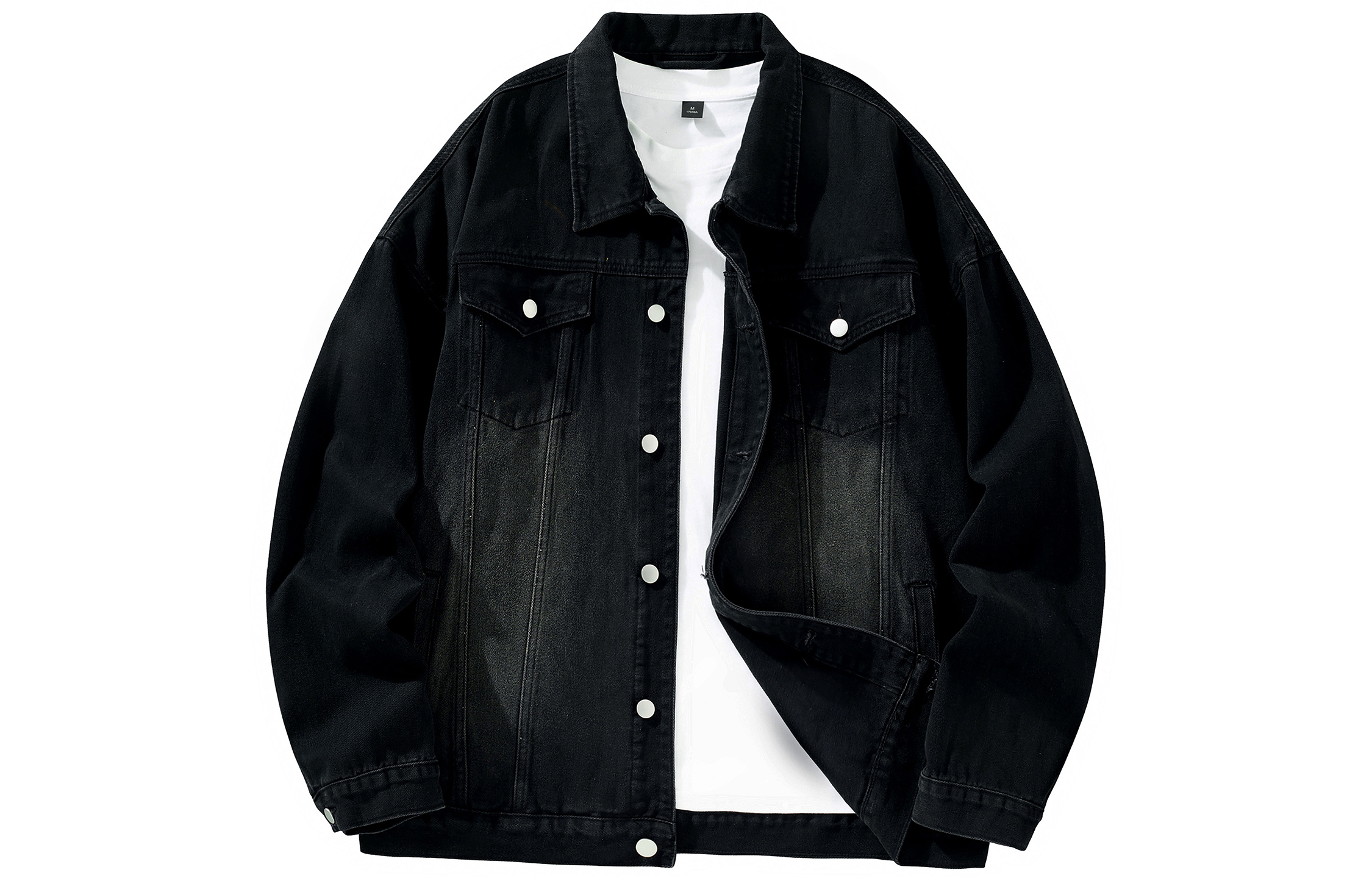

Джинсовая куртка унисекс BOBBY ABLEY, Stone-Washed Black (Comes with Long-Sleeved T-Shirt), Черный, Джинсовая куртка унисекс BOBBY ABLEY, Stone-Washed Black (Comes with Long-Sleeved T-Shirt)