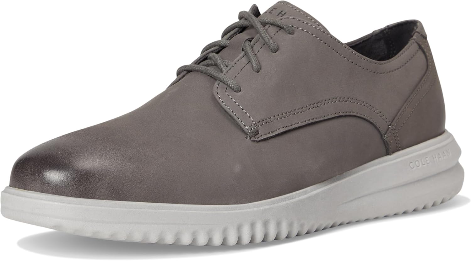 Мужские оксфорды Cole Haan Grand с простым носком, Quiet Shade Nubuck/Microchip — фото 2