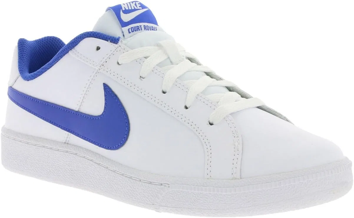 Кроссовки теннисные Nike Court Vision Mid Winter, бело-синие — фото 2