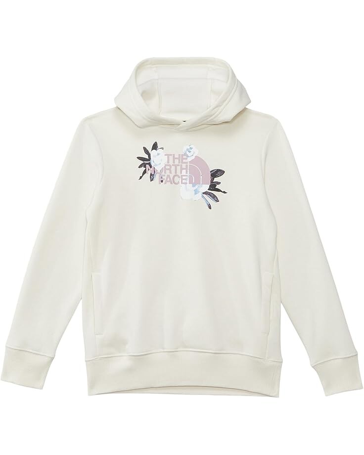 

Худи The North Face Kids Teen Winter Floral Camp Fleece Pullover Hoodie, цвет White Dune