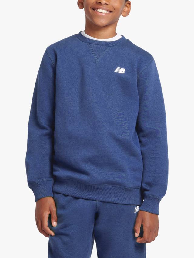 

Детский свитшот с маленьким логотипом New Balance, Navy