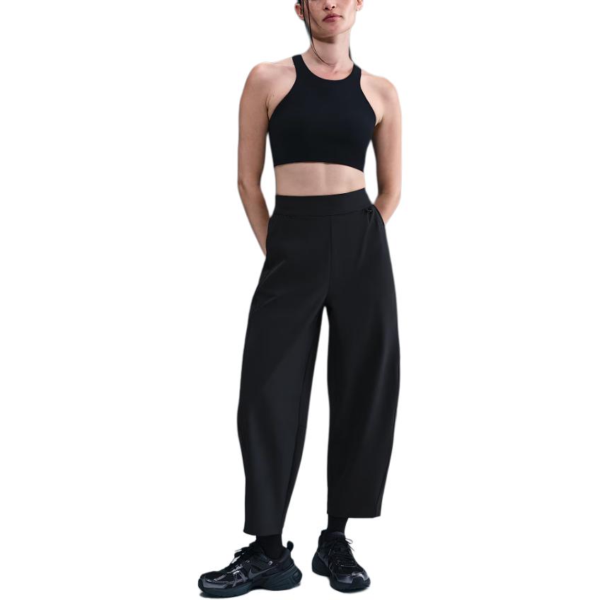 Женские повседневные брюки dri fit ss25 Nike, черный/серый — фото 2