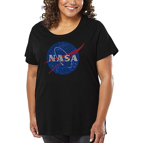 

Футболка с принтом для женщин plus size - NASA's most notable missions La Pop Art, Black, Черный, Футболка с принтом для женщин plus size - NASA's most notable missions La Pop Art, Black