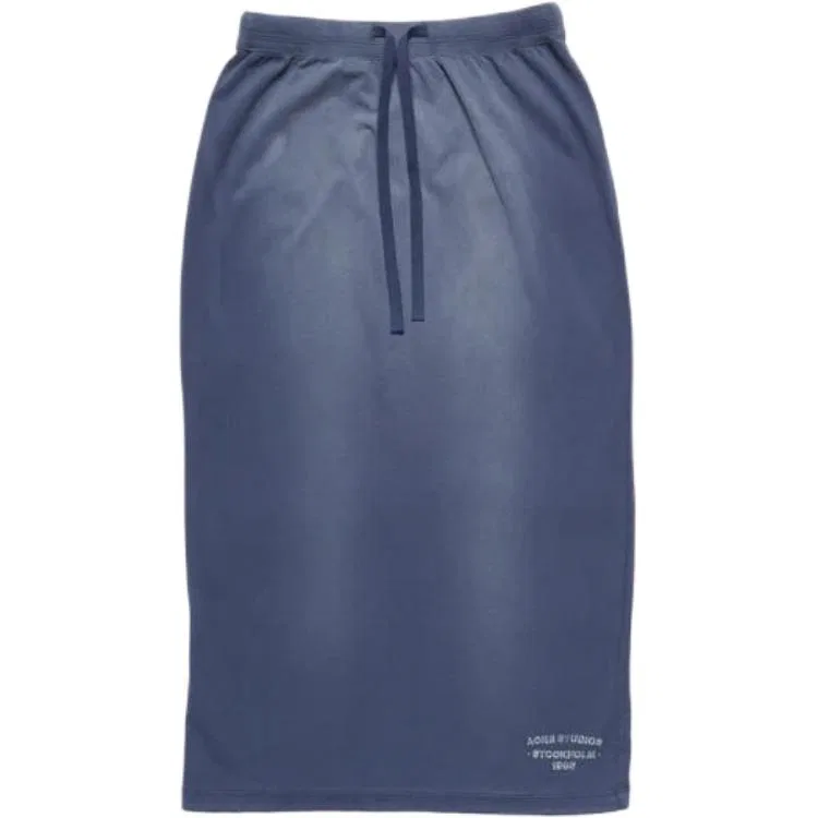 Юбка длинная повседневная Acne Studios, Marine Blue
