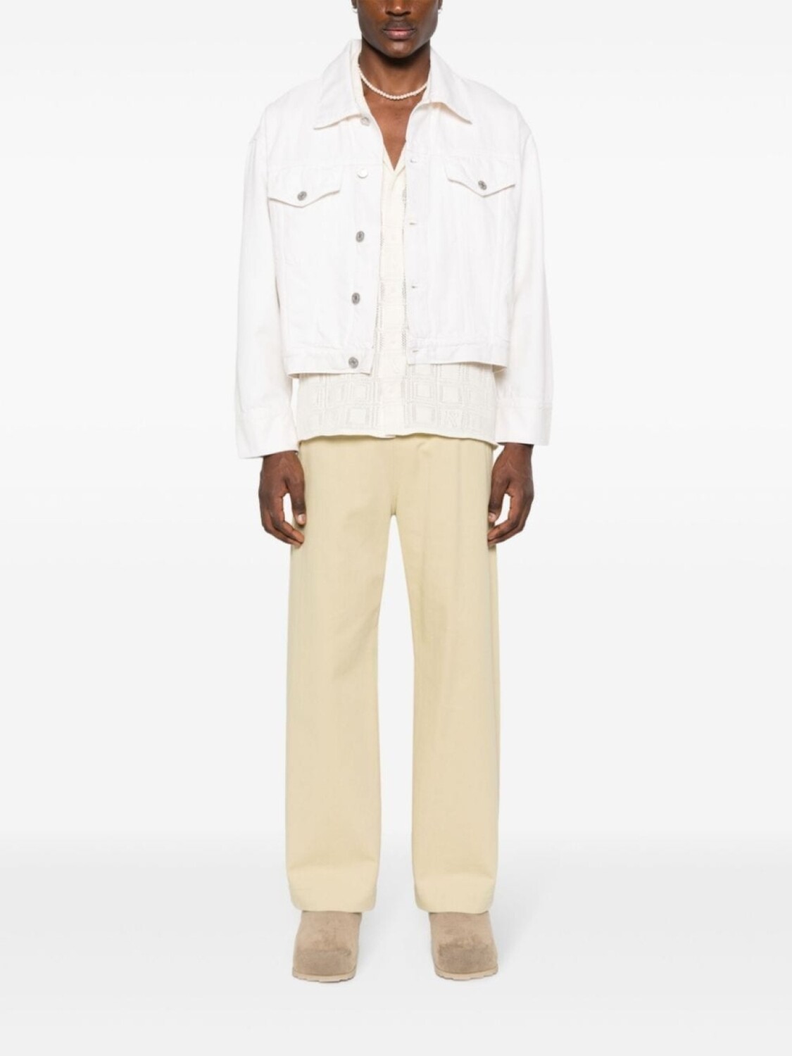 

AGOLDE джинсовая куртка Dorian, белый