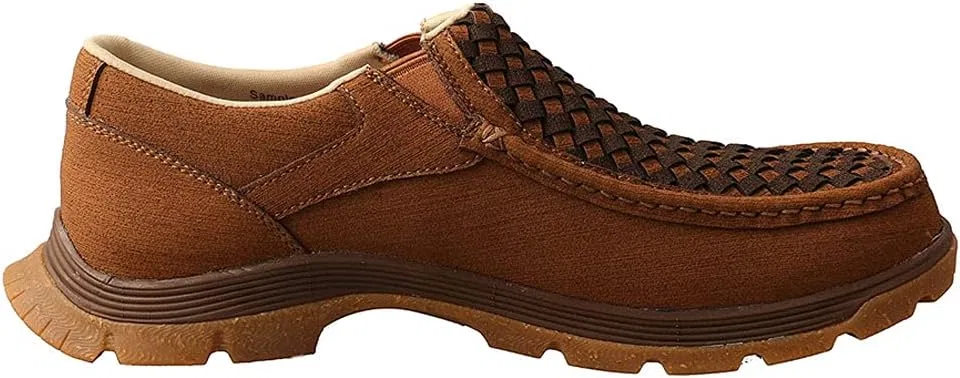 Мужские слипоны Twisted X с косым носком и технологией CellSole Comfort, Clay And Cocoa — фото 2