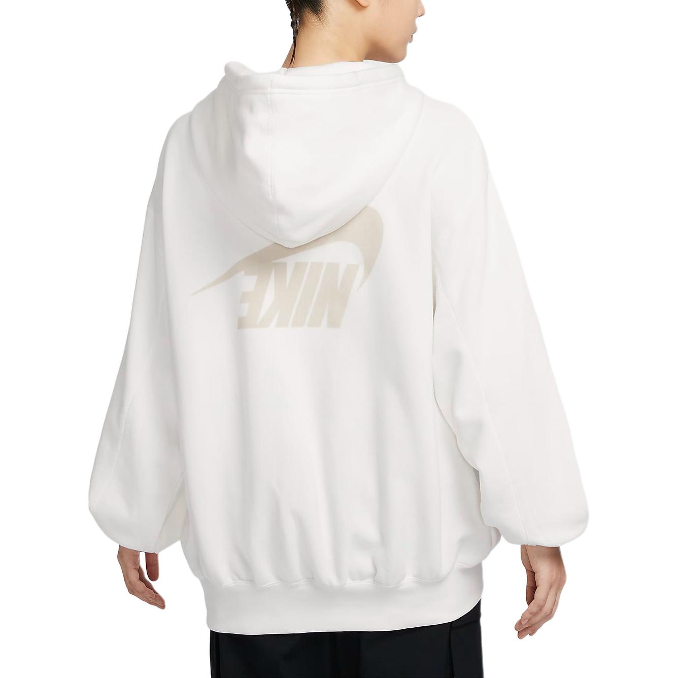 Спортивная толстовка женская Sail White/Light Redwood Umber Nike, Sail White/Light Rosewood Umber — фото 3