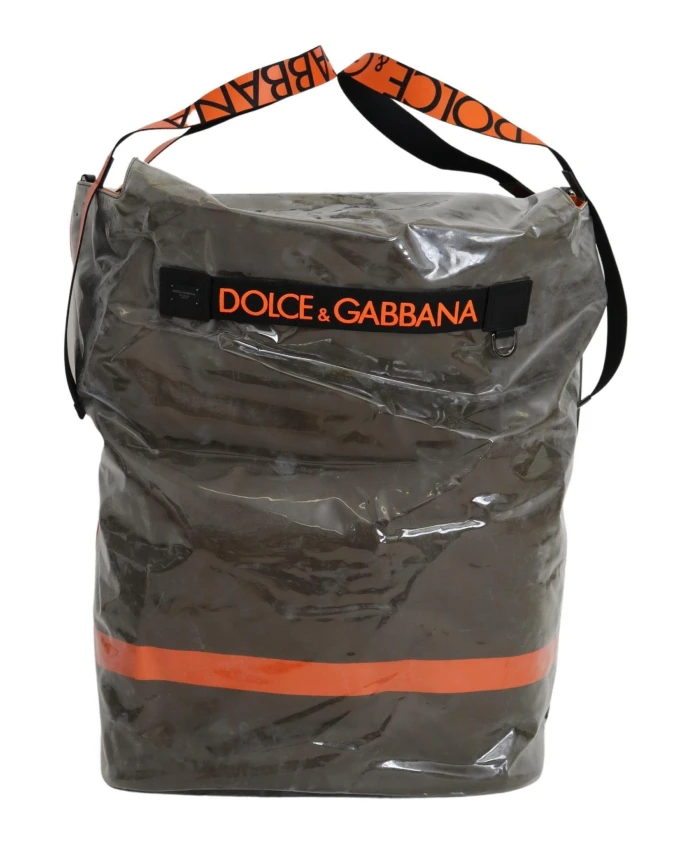 

Прозрачная сумка-тоут с логотипом Dolce & Gabbana, зеленый