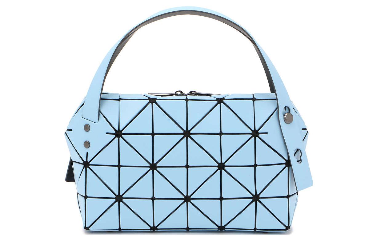 

ISSEY MIYAKE Сумка-коробка Boston Bag из искусственной кожи, женская, небесно-голубого цвета