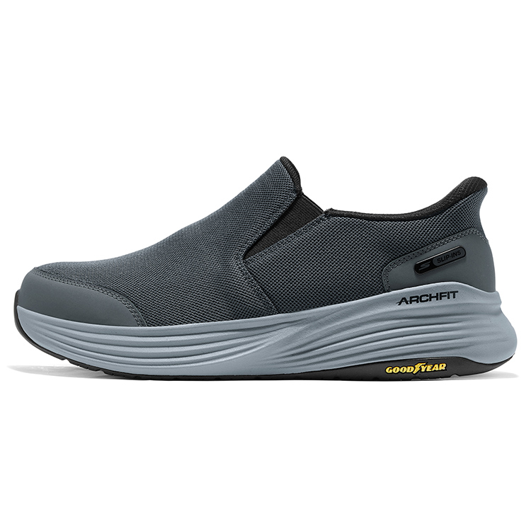 

Skechers Кроссовки GO WALK Slip-on Flash с нескользящей подошвой, мужские, темно-серого цвета