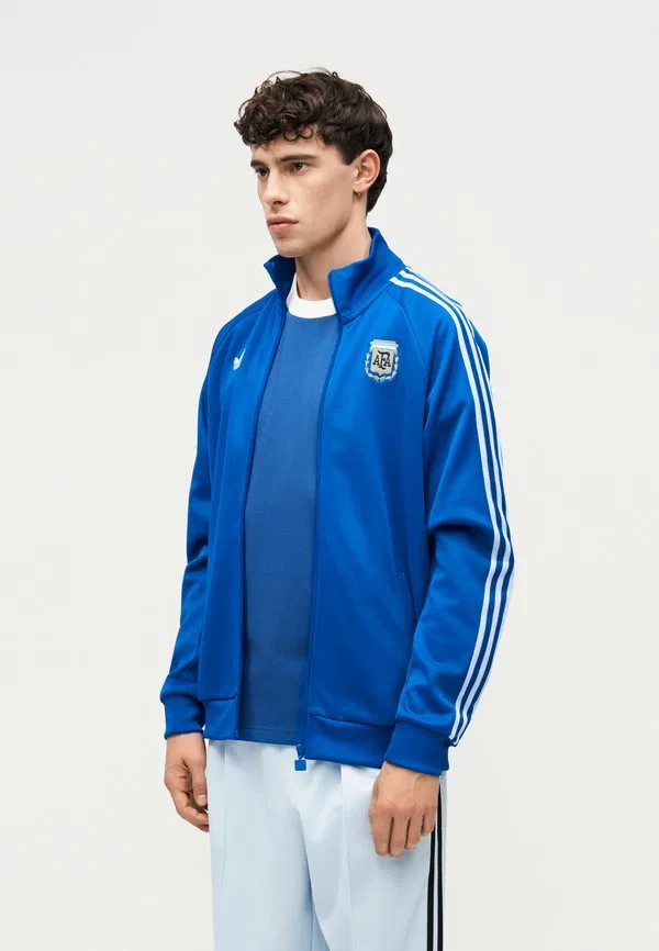 Тренировочная куртка аргентины Adidas Originals, Lucid Blue — фото 4