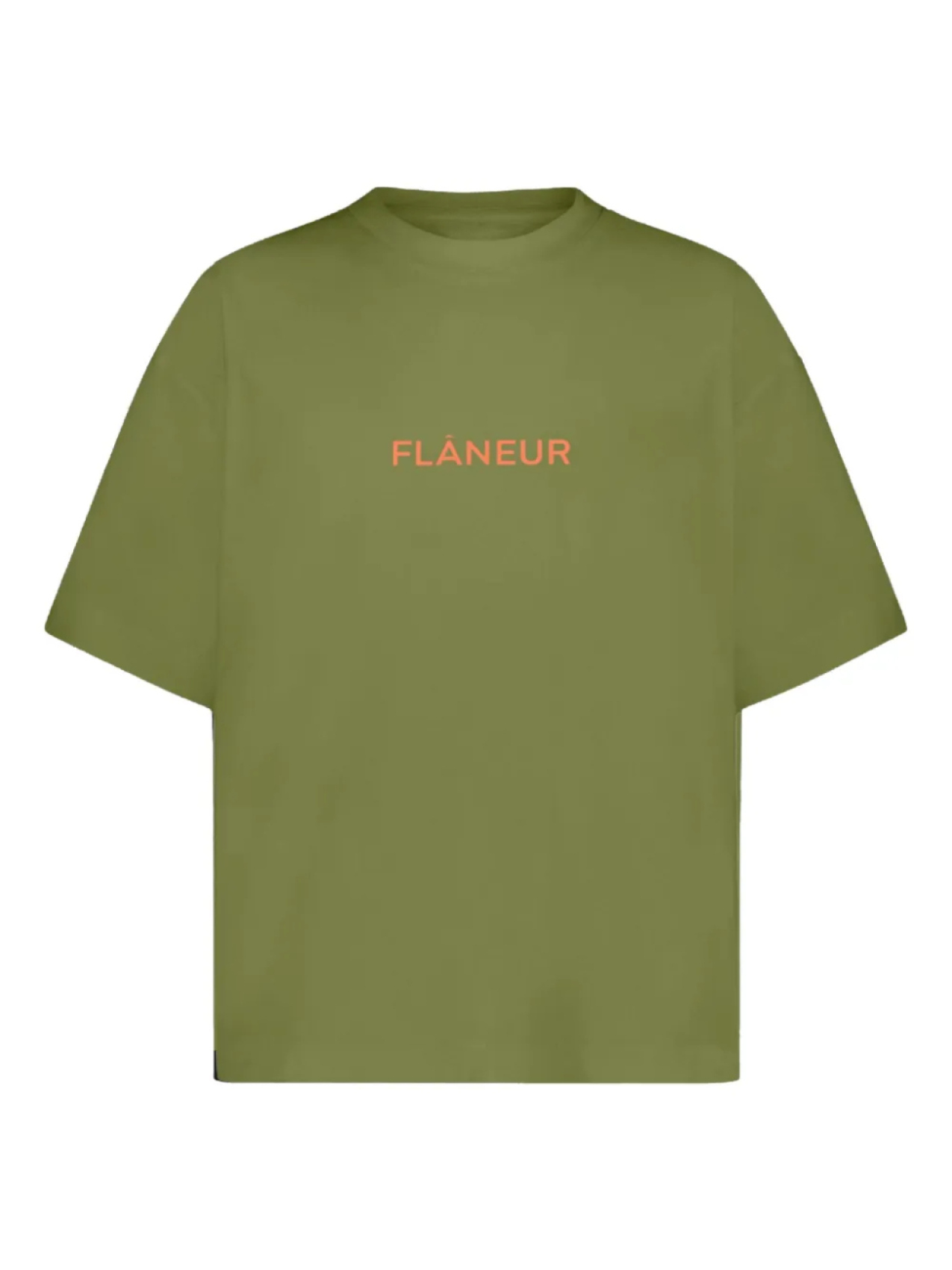 

FLÂNEUR logo-print Футболка, зеленый