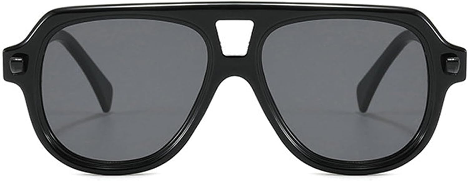 

Солнцезащитные очки Willochra Pilot Double Bridge Pilot Rivet для женщин, большие солнцезащитные очки с градиентным переходом для мужчин, очки в стиле панк для вождения, C2