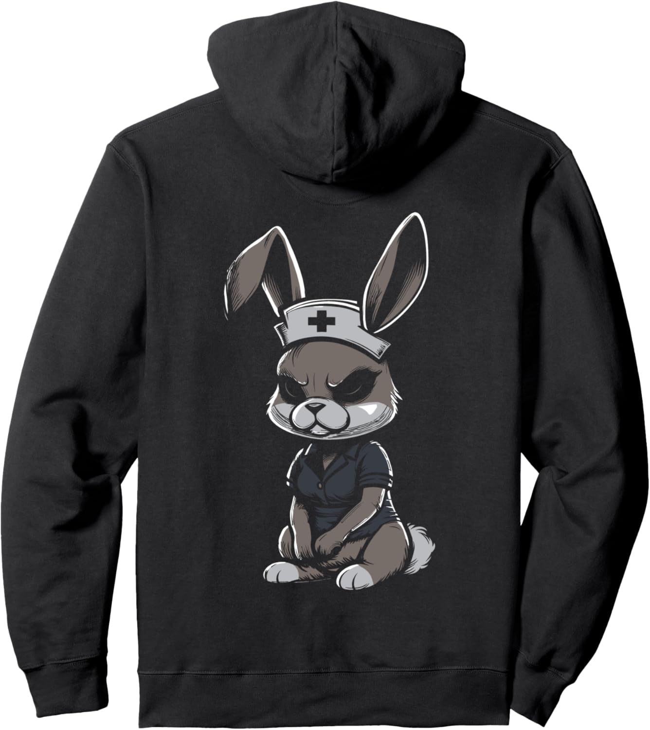 

Худи с изображением медбрата-зайчика (RN Medic Bunny Nurse Hoodie), черное Creepy Nurse Rabbit Registered Nurse Hare, Черный, Худи с изображением медбрата-зайчика (RN Medic Bunny Nurse Hoodie), черное Creepy Nurse Rabbit Registered Nurse Hare