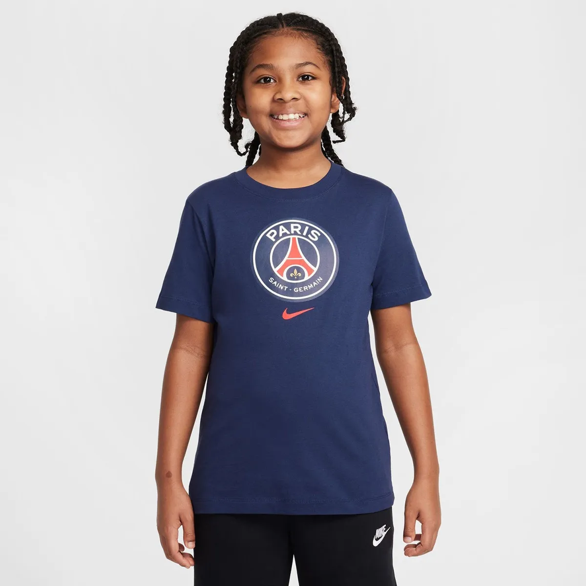 

Детская футболка Paris Saint-Germain PSG с гербом Nike, темно-синий