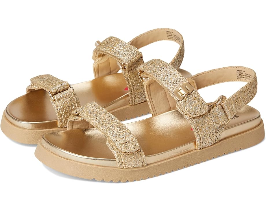 

Сандалии Steve Madden Kids Mona, цвет Gold Raffia