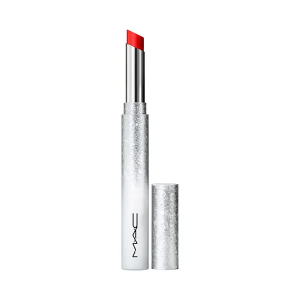 

Губная помада Powder Kiss Velvet Blur Mac Cosmetics, цвет merry cherry