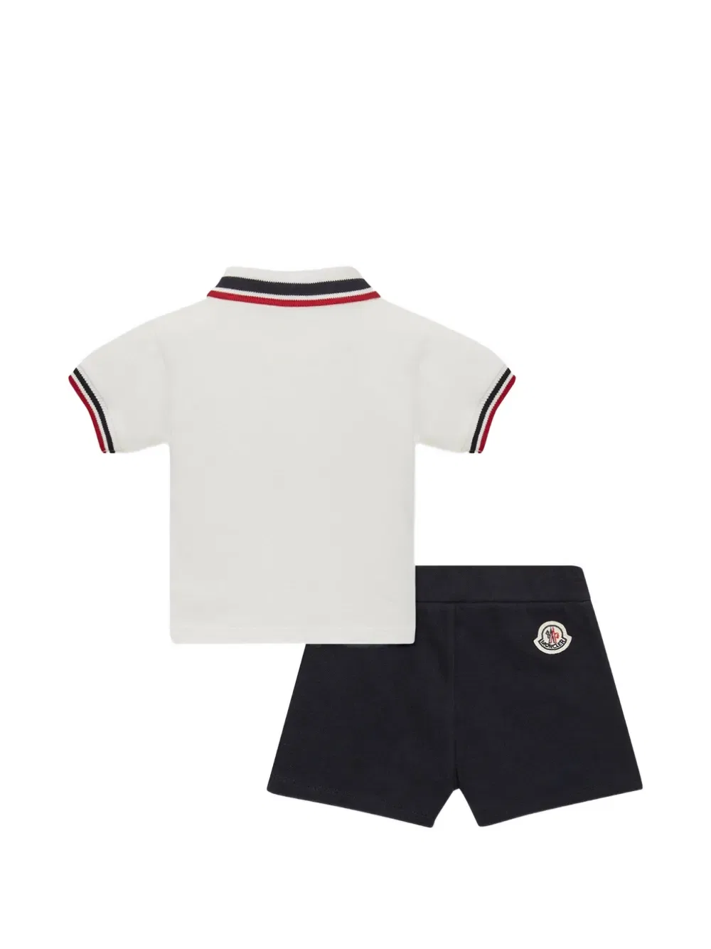 Шорты с нашивкой-логотипом (комплект из двух штук) Moncler Enfant, белый — фото 2