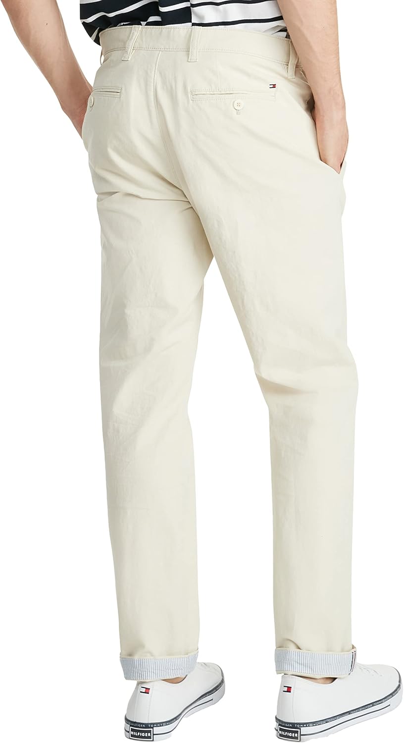 Мужские брюки-чинос Tommy Hilfiger Comfort, Bone White — фото 4