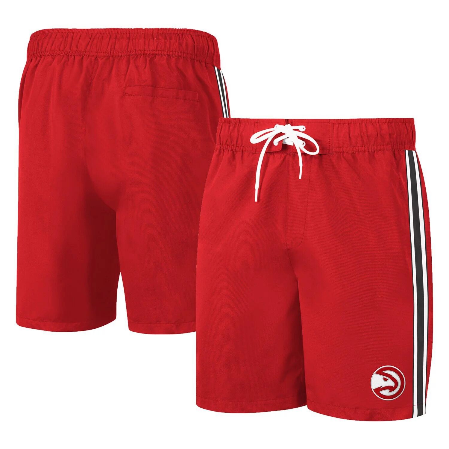 

Мужские спортивные шорты Carl Banks Red Atlanta Hawks Sand Beach Volley Swim Shorts G-III