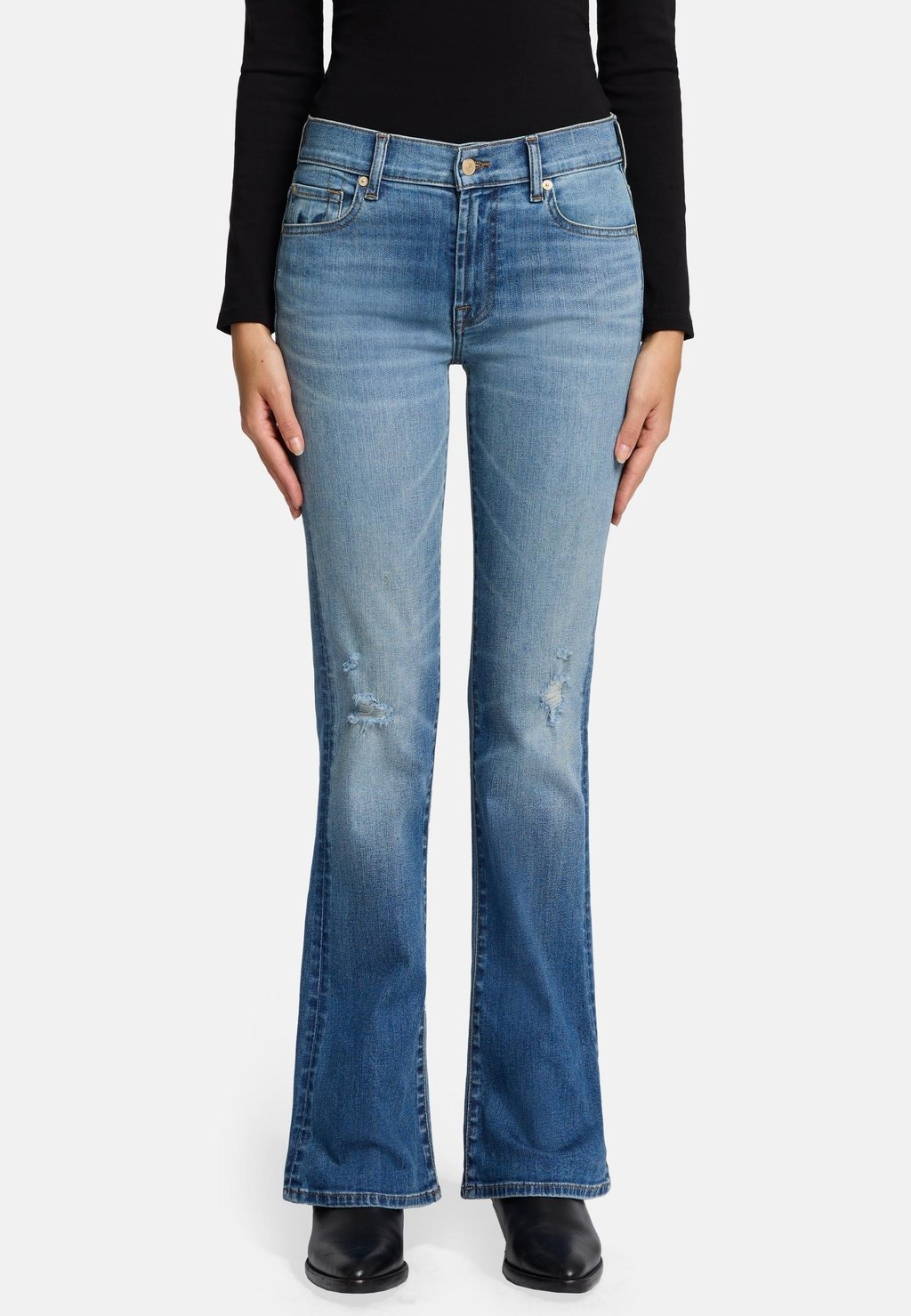 

Джинсы Bootcut 7 for all mankind, светло-голубой