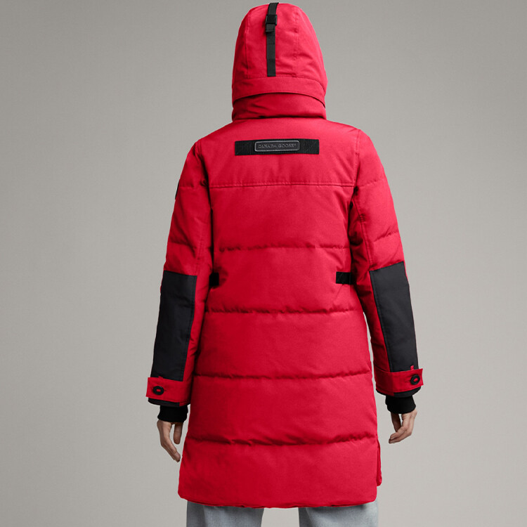 Женская куртка Black Mark Down, цвет красный Canada Goose — фото 4