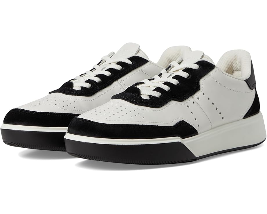 

Кроссовки ECCO Street Court Lace Sneaker, черный/белый