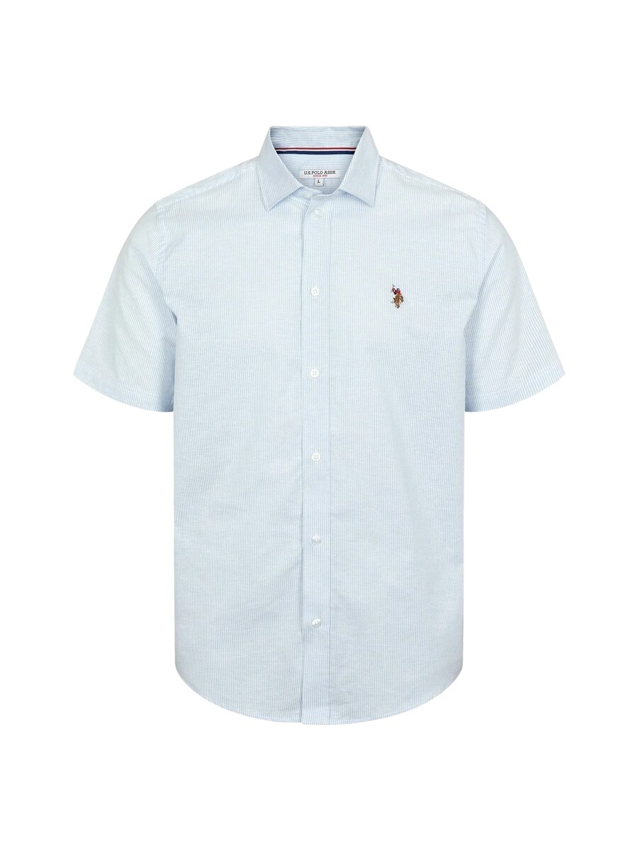 

Рубашка на пуговицах классического кроя U.S. POLO ASSN. Natan, светло-голубой