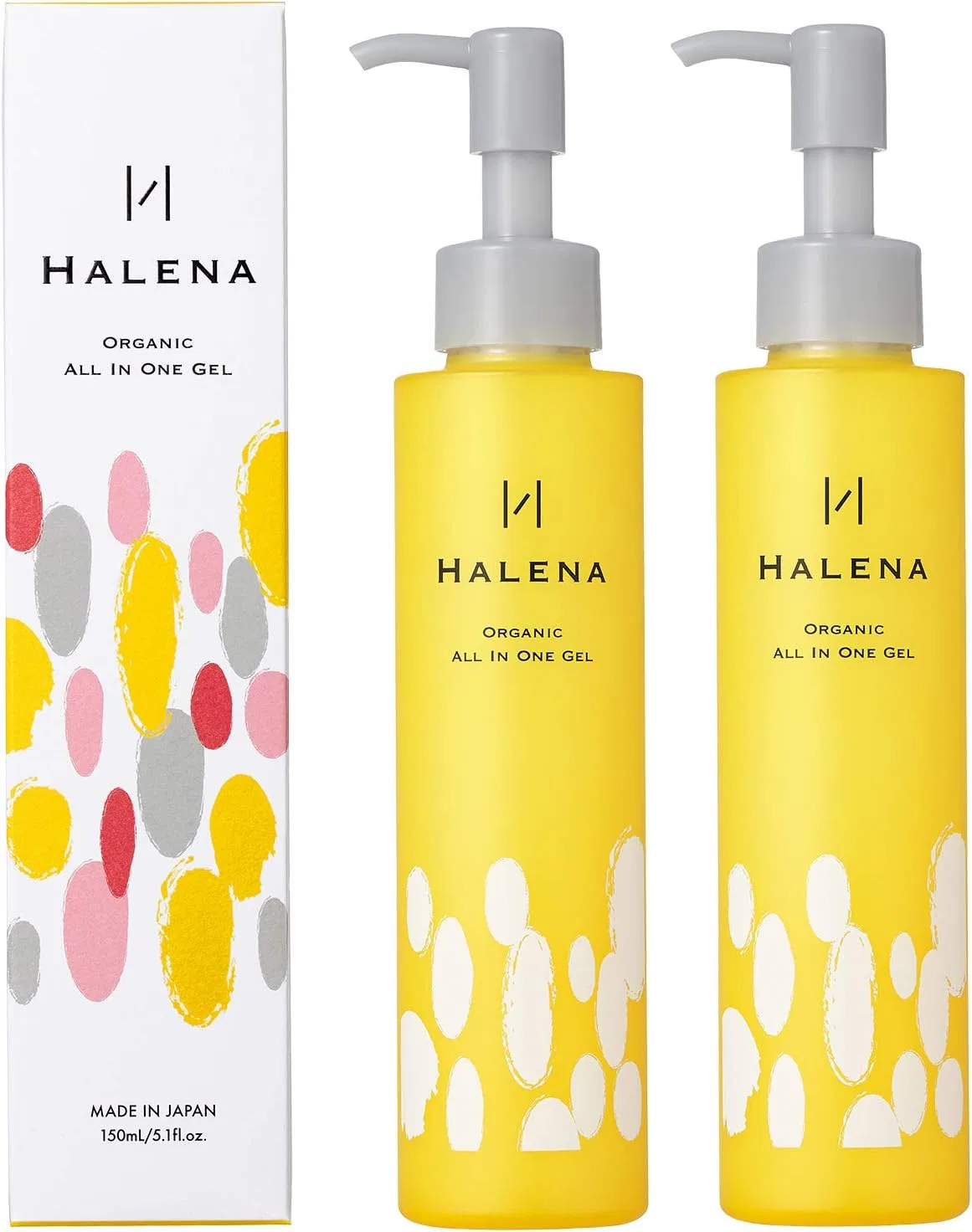 Набор для ухода за кожей All-in-One Gel Halena, 2 шт по 150 мл
