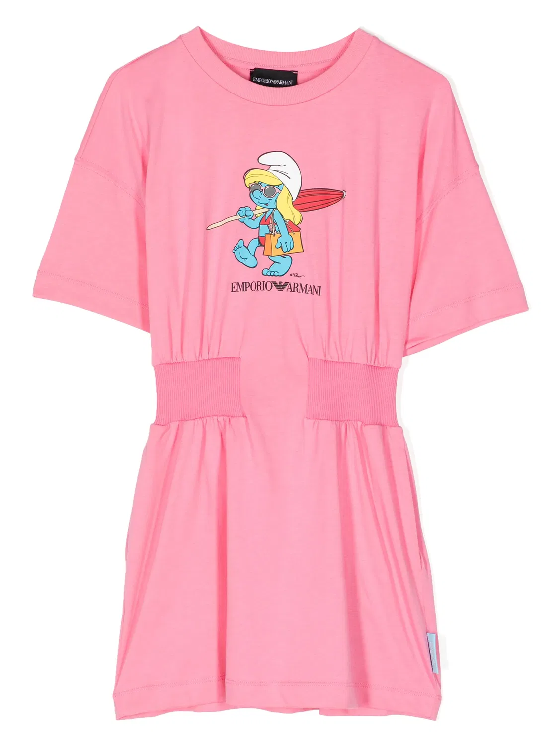 Платье из джерси из коллаборации с The Smurfs Emporio Arмужскi Kids